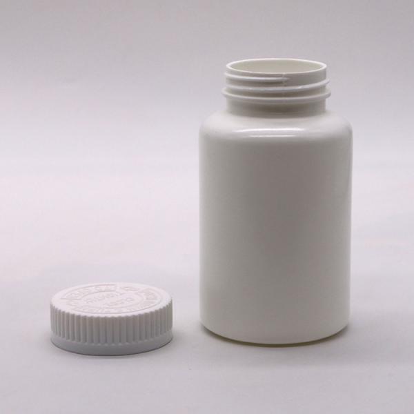 Flacon rond en plastique HDPE de 275 ml pour l' organisation des comprimés et des capsules