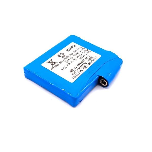 High Capacity 7.4V 2000mAh Lithium Polymer Battery Pack with 500 Times Cycle Life