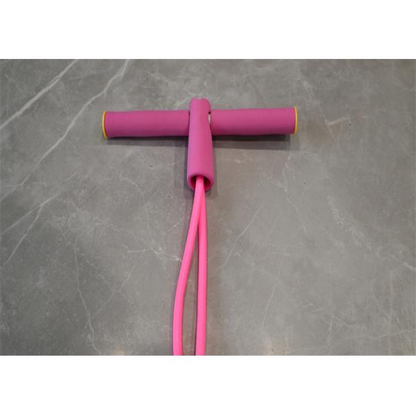 Фитнес-оборудование для начинающих: розовые трубки сопротивления с педали ног дл