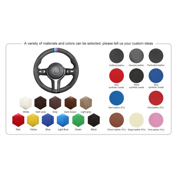 Leather Steering Wheel Cover For Kia Ceed Cee'd K3 Cerato Forte Koup Forte5 2012-2018