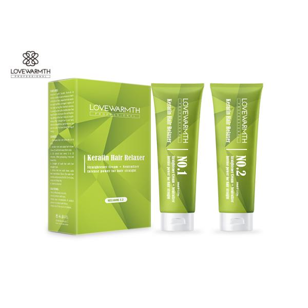 Home Treatment Kit Hair Straightening Cream For Smoothing / Reshaping Hair