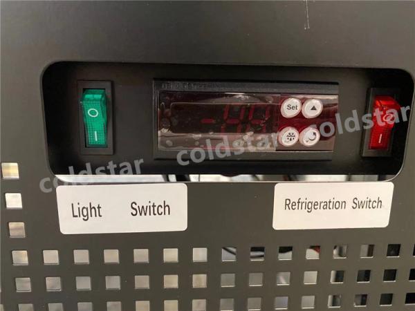 Commercial refrigerator freezer with Glass Single Door Upright Freezer Showcase for Supermarket
