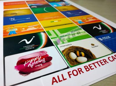 Folha do Pvc do Inkjet da impressão de MGI Digitas para fazer cartões sem contato espertos