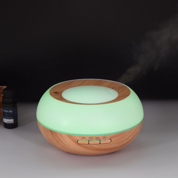 Smart Home Appliances Private Label 300ml Wooden Luxury Air Purifier Diffuser Ultrasonic Essential Oil Diffuser for Home Hotel