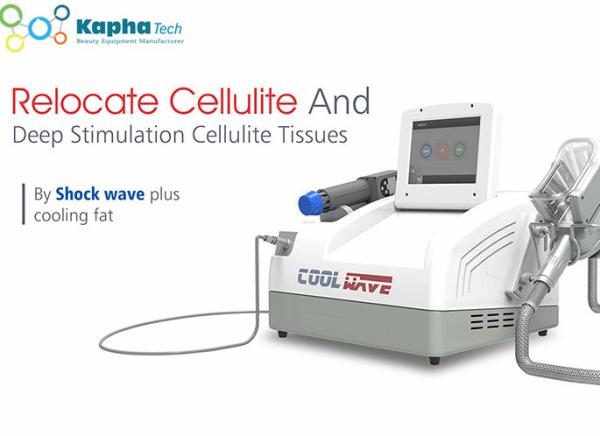 Portable Cool Wave Cryolipolysis ESWT Fat Freezing Shockwave Therapy Machine For Pain Relief 1-16 Hz Frequency