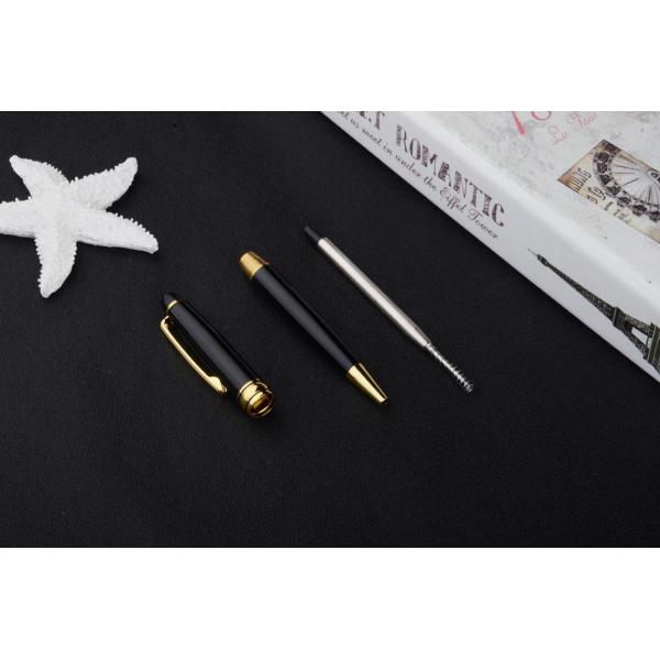 Sopesado Regalo Ejecutivo Logotipo personalizado Rosa Oro Bolígrafo para Profesionales