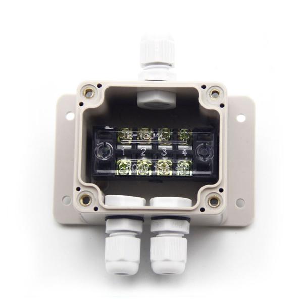Electrical Enclosure Junction Box with Cable Glands Connectors 63*58*45mm  Wall Mount Waterproof
