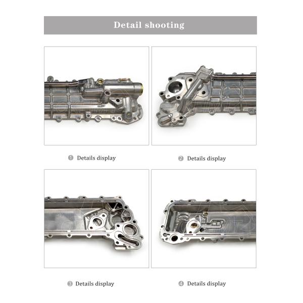 1-13205-011 versión del camión de la cubierta del refrigerador de aceite para el sistema de enfriamiento de motor 6HK1