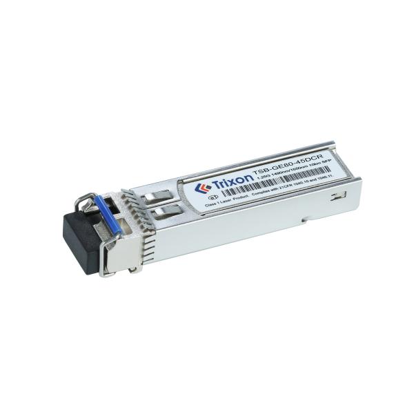 TSB-GE80-45DCR 1.25G BIDI двунаправленный SFP с одним соединителем LC 80km 1490nm/1550nm -5°C ~ +70°C
