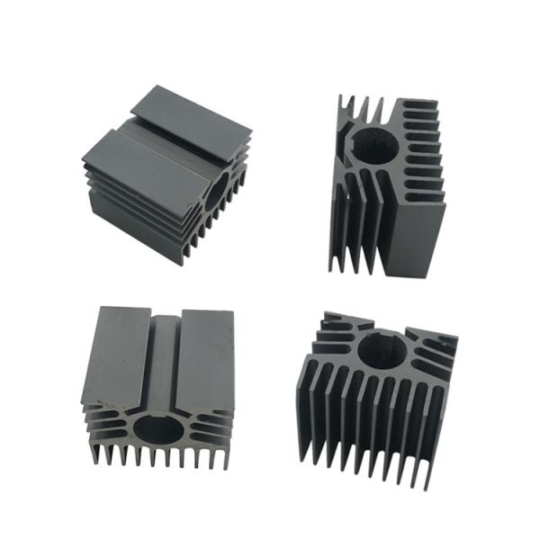 Automotive Aluminum Heatsink Extrusion Profiles Thickness 0.8mm Airplane