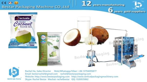liquid packing machine with two cans mixing liquid packaging BSTV-650P