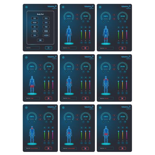 Lumbar Magnetic Therapy Machine Reduce Inflammatory Response / Spinal Rehabilitation
