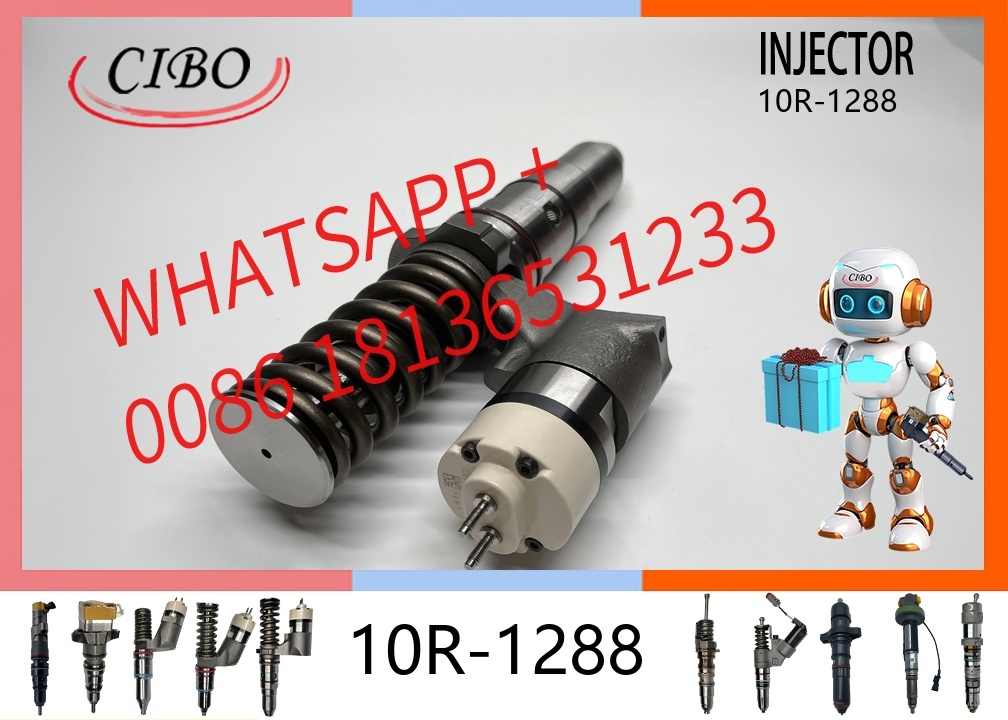 original 10R-1288 Diesel Fuel Injector for  3508 3512 3516 3508C 3512C 3516C Engine Replacement for OEM 392-0206 20R-1270 250-1306 Injector Assembly original new injector