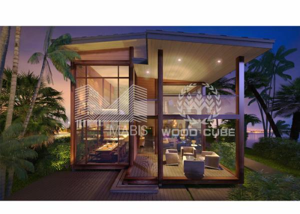 Casa rápida da casa de campo da casa pré-fabricada da construção com bom desempenho sísmico da resistência