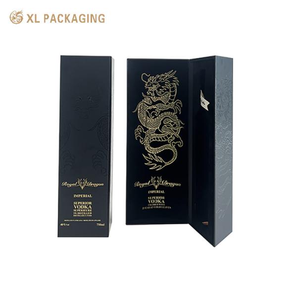 Magnet Gold Foil Wine Box
