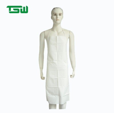 OEM 85x70cm Disposable Non Woven Apron For Gardening