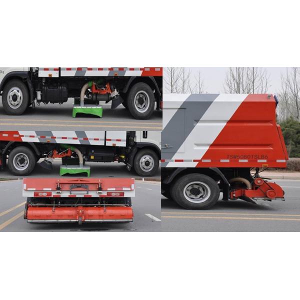 Safety 8.3ton Diesel Truck Mounted Road Sweeping Machine ZBJ5080TSLB6