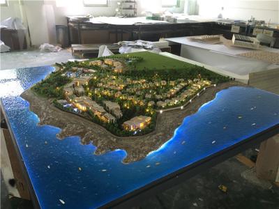Casa 3d diminuta modelo personalizada para o mercado do projeto de construção