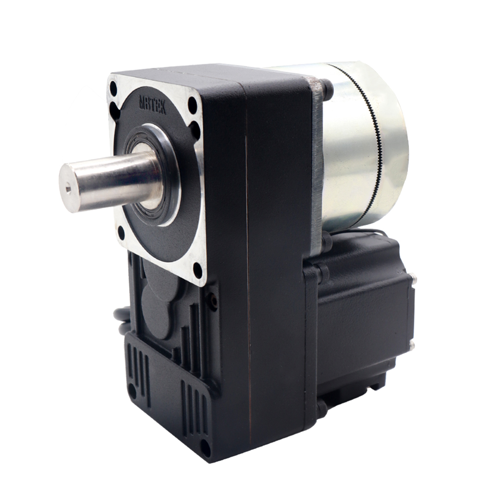 Low Voltage 24V 40W Brushless DC Servo Motor 12Nm Output Torque With Electromagnetic Brake For Safety Anti-Collision Swing Barrier Gate