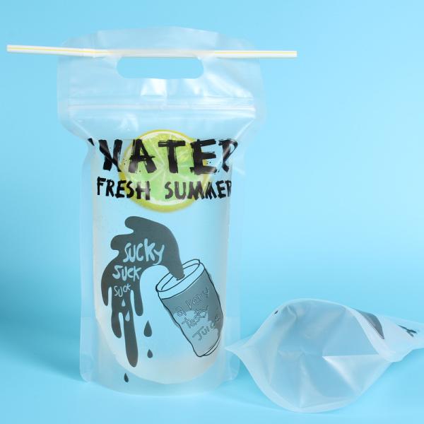 Reusable Stand Up Ziplock Bags / Liquid Resealable Stand Up Pouches
