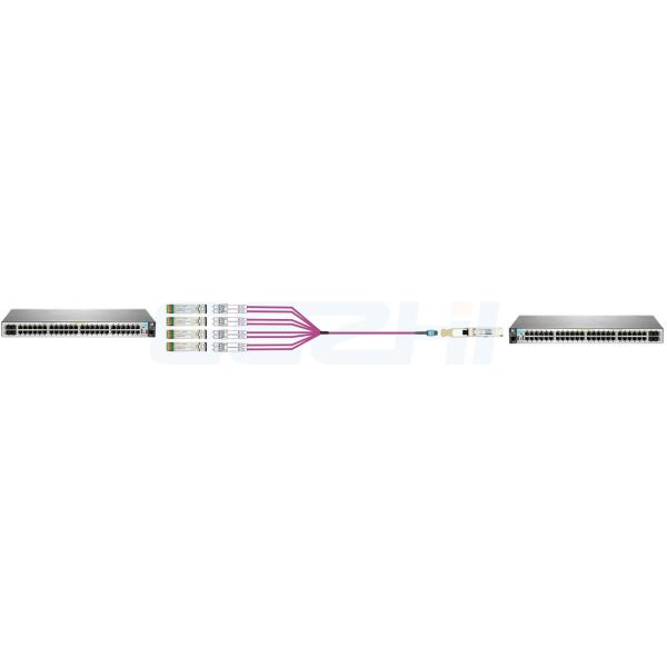 image.png QSFP-40G-SR4 40GBASE-SR4 QSFP+ Волоконный приемопередатчик мультимодный MPO 850nm