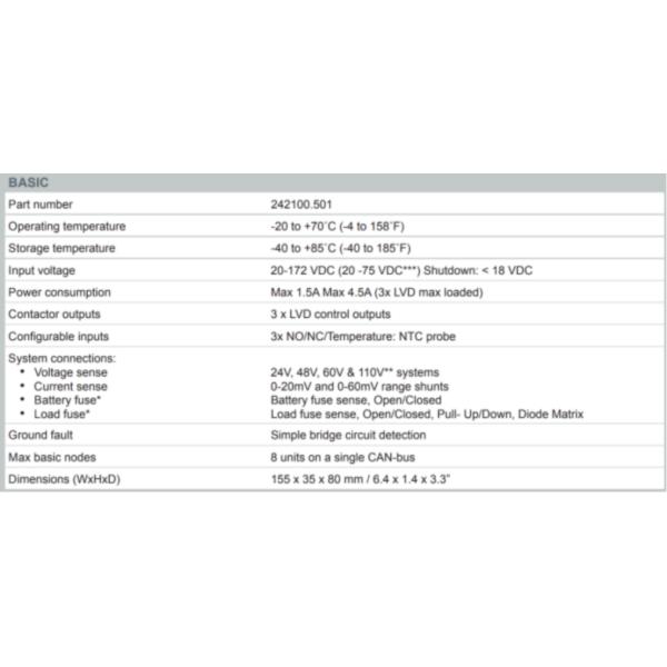 Eltek Smartpack2 Basic 242100.501  242100.502  242100.500  Smartpack 2 Monitoring Controller Module （P/N: 242100.501 ）