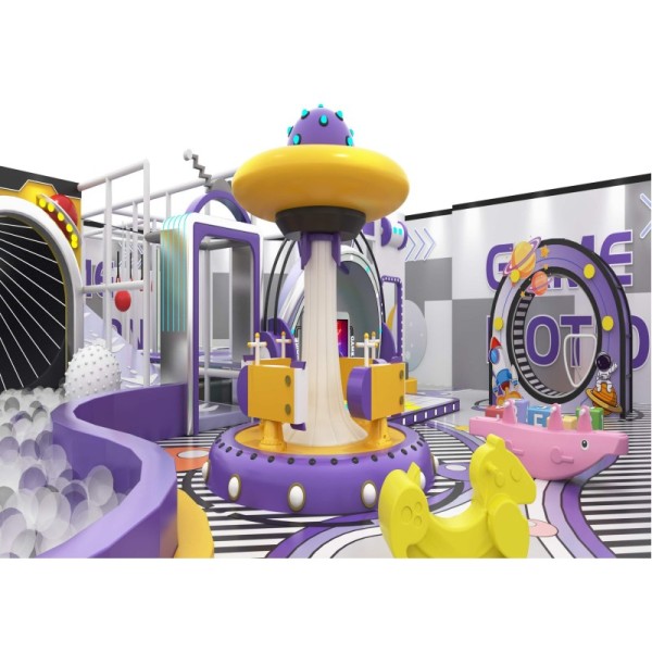 Galvanized Steel Frame Private Indoor Playground Home Villa Kids Soft Play Recreation Center