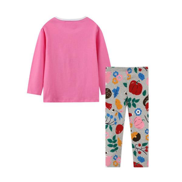 Children'S Outfit Sets Girls Casual Cotton Sets Children'S Animal Print Suit