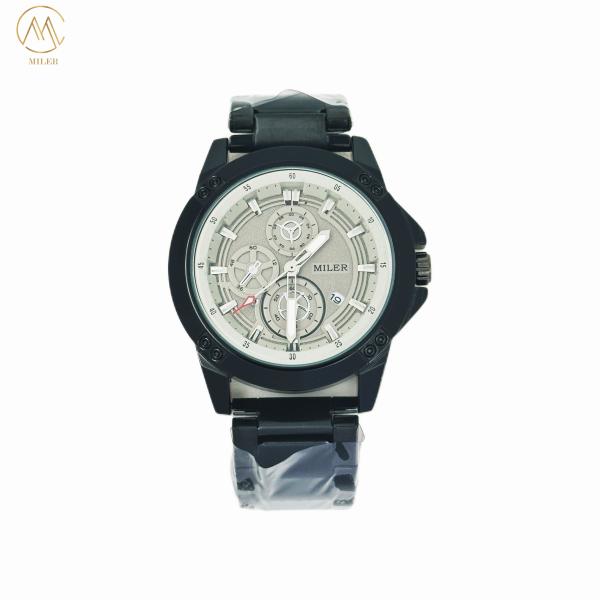 MILER Mode Entreprise Homme Montres de luxe Quartz Montres 3ATM imperméable à l'eau avec date Montres de poignet