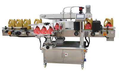 etiqueta do Labeler da garrafa do quadrado de 120pcs Min Automatic Sticker Labeling Machine auto que cola a máquina