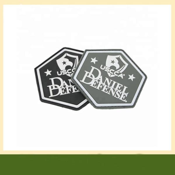 Hot Sale Eco-friendly 3D logo custom embossed PVC Military Patches