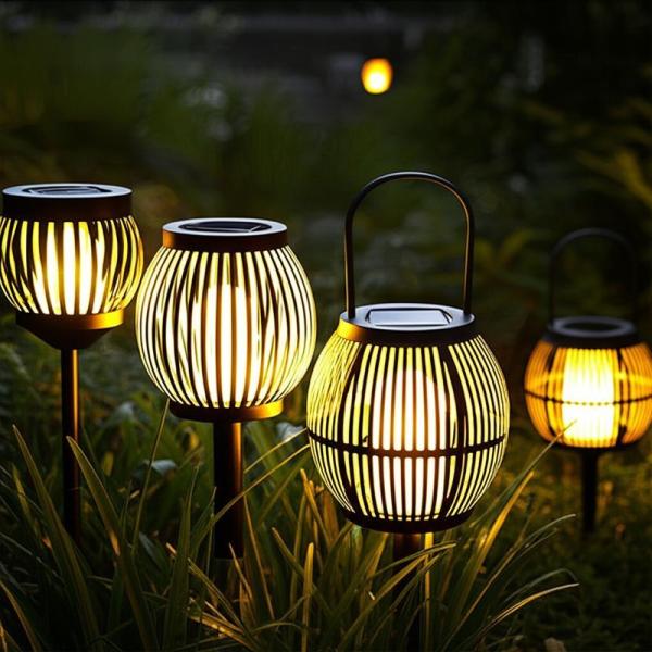 6-8 Hours Charging Time Solar Garden Lanterns Perfect for Creating a Magical Garden