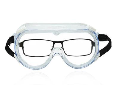 Ventilation Design Dust Proof Safety Glasses , Chemical Splash Clear Safety Goggles