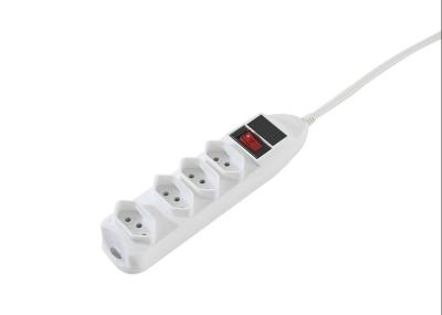 Tomada 4 com placa de poder industrial longa feita sob encomenda 200 250V de Brasil do interruptor