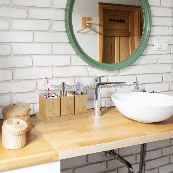 100% натуральный бамбук устойчивая зубная щетка держатель чашки мыло распределитель ванна набор