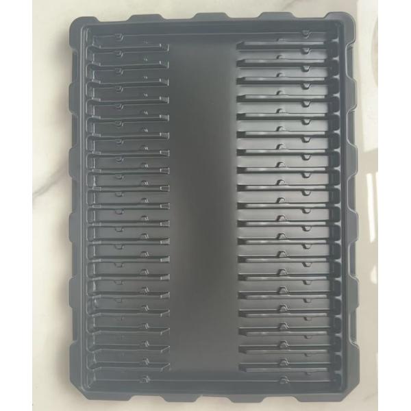 Customized Design Transparent PET Eco-friendly Anti-static Plastic Blister Tray for Electronic Components