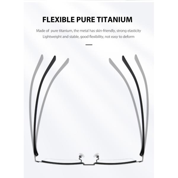 Комбинированные очки OEM/ODM, полуоправа, блокирующие синий свет, очки