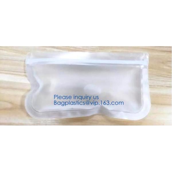 Round bottom polypropylene zip lock bag, CD bag, round reclosable bag, round reusable zip lock bag, round grip seal pack