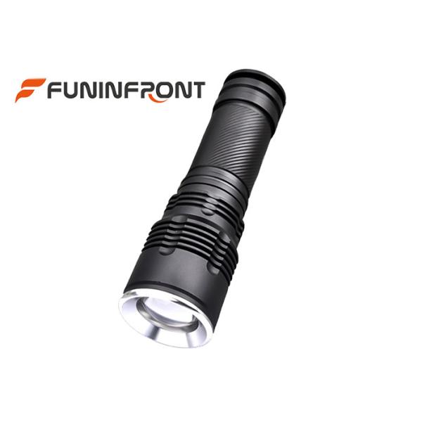 CREE XM-L T6 Zoom LED Flashlight Work with 18650 / 26650 Li-ion Battery or 3*aaa