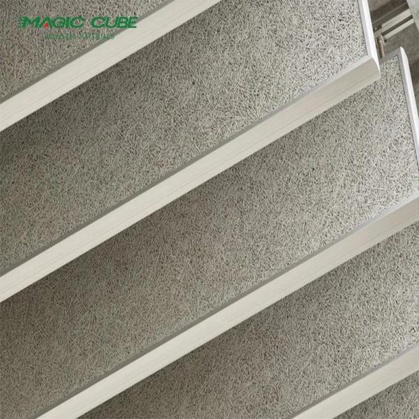Office Building Wood Wool Board Sound Absorption 35mm Thickness For Ceiling