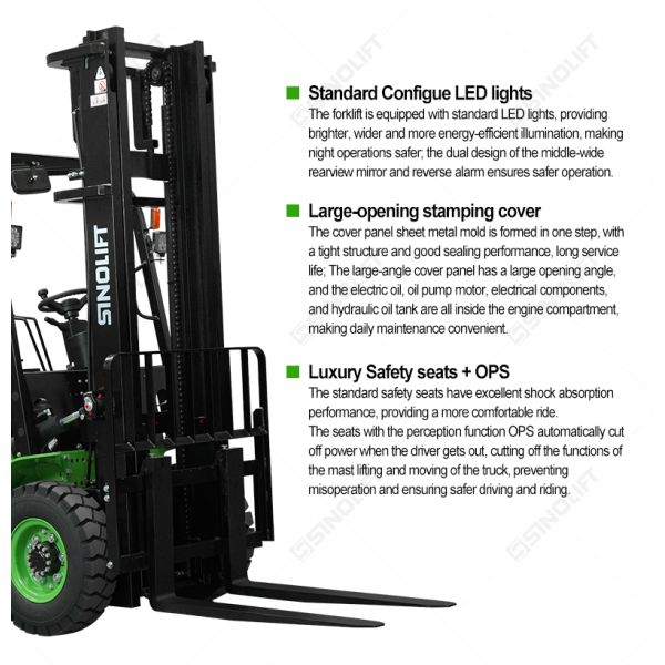 CPD20HK-CPD38HK series Lithium-Ion Counterbalance Forklift Truck for Heavy-Duty Warehousing