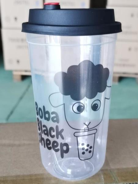 16 Oz 500 Cc Translucent PP Modern Cups Plastic Takeaway Coffee Cups Food Grade Plastic Water Cups plastic water cups