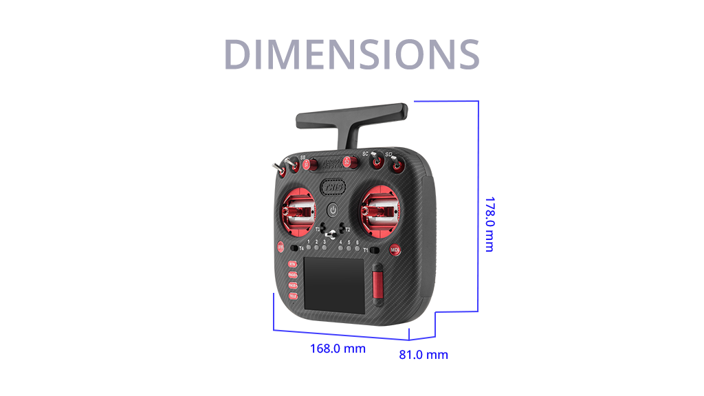 Wholesale Price RadioMaster TX15 Left Hand Metal Joystick ELRS Open Source System Remote Control For Drones Accessories