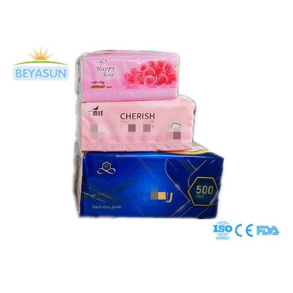 オーダーメイドロゴ 顔面用毛布紙 エコフレンドリー 3 Ply 4 Ply クレンジング 顔面用毛布 400枚