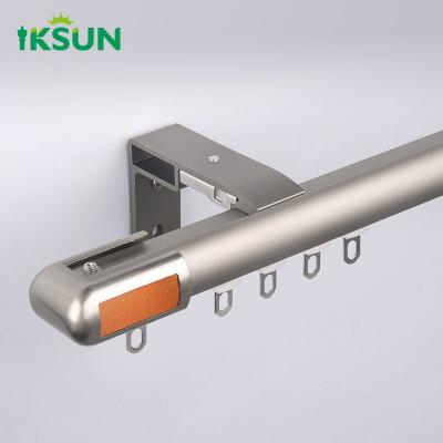 Modern Design 28mm Aluminum Curtain Rod Double Rail Curtain Rod  Include Accessories