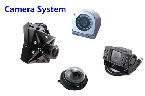 CCTV Realtime 4 Camera Car DVR Recording / Mobile Bus Car Vehicle DVR Security System