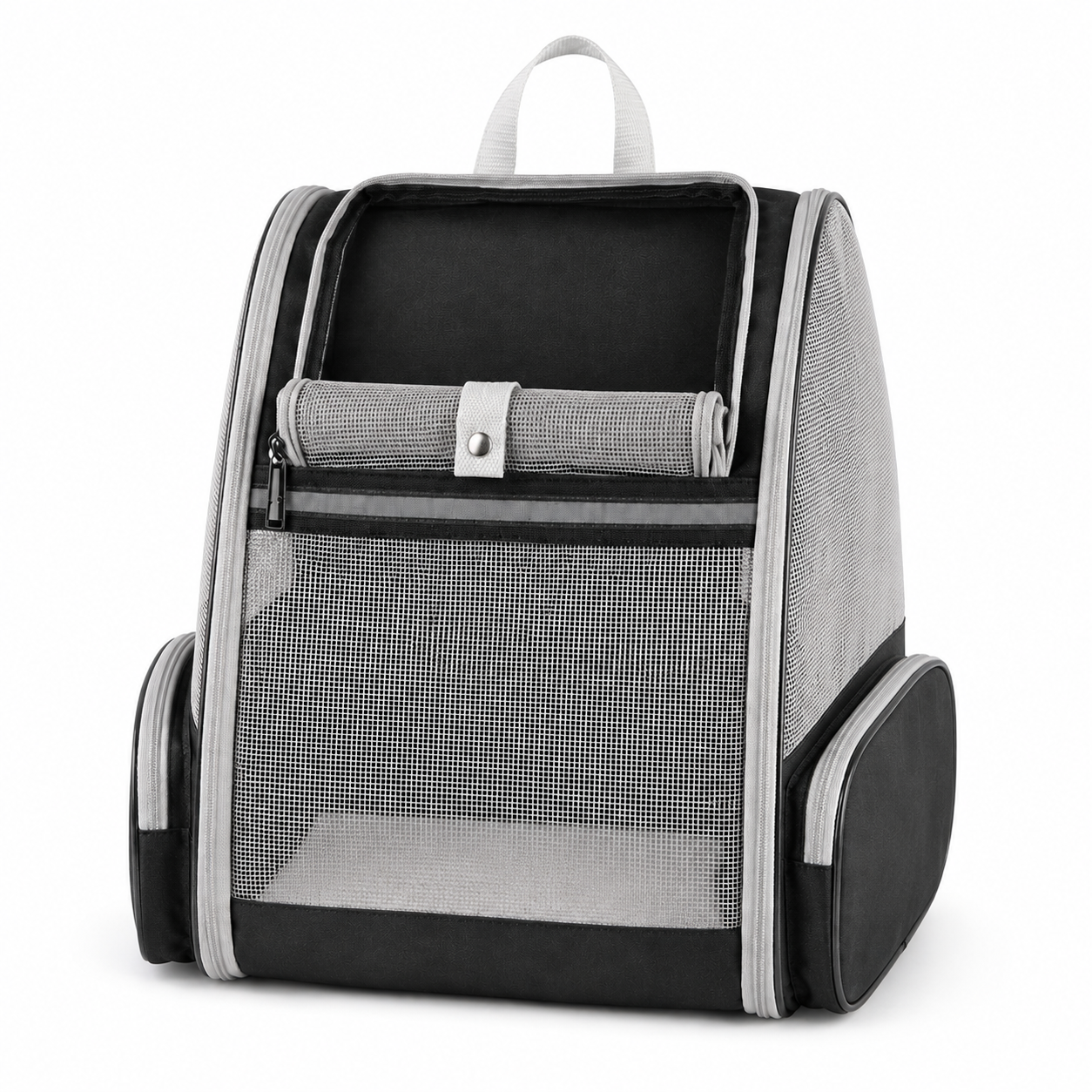 Space Capsule Cat Backpack Carrier with Transparent Bubble Window, Comfortable Breathable Pet Travel Backpack for Cats and Small Dogs, Outdoor Walking & Hiking Bag