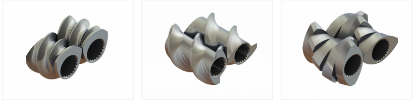 HPL51 WR5 Co-rotating Twin Screw Extruder Screw Element with High Hardness and Quality