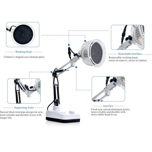 Alivio del dolor infrarrojo mágico médico tablero de la lámpara de calor de TDP para el cuidado mayor