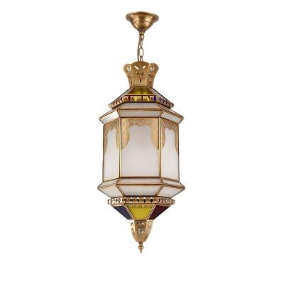 3500K CCT 80 Ra Vintage Copper Chandelier For Hotel Restaurant